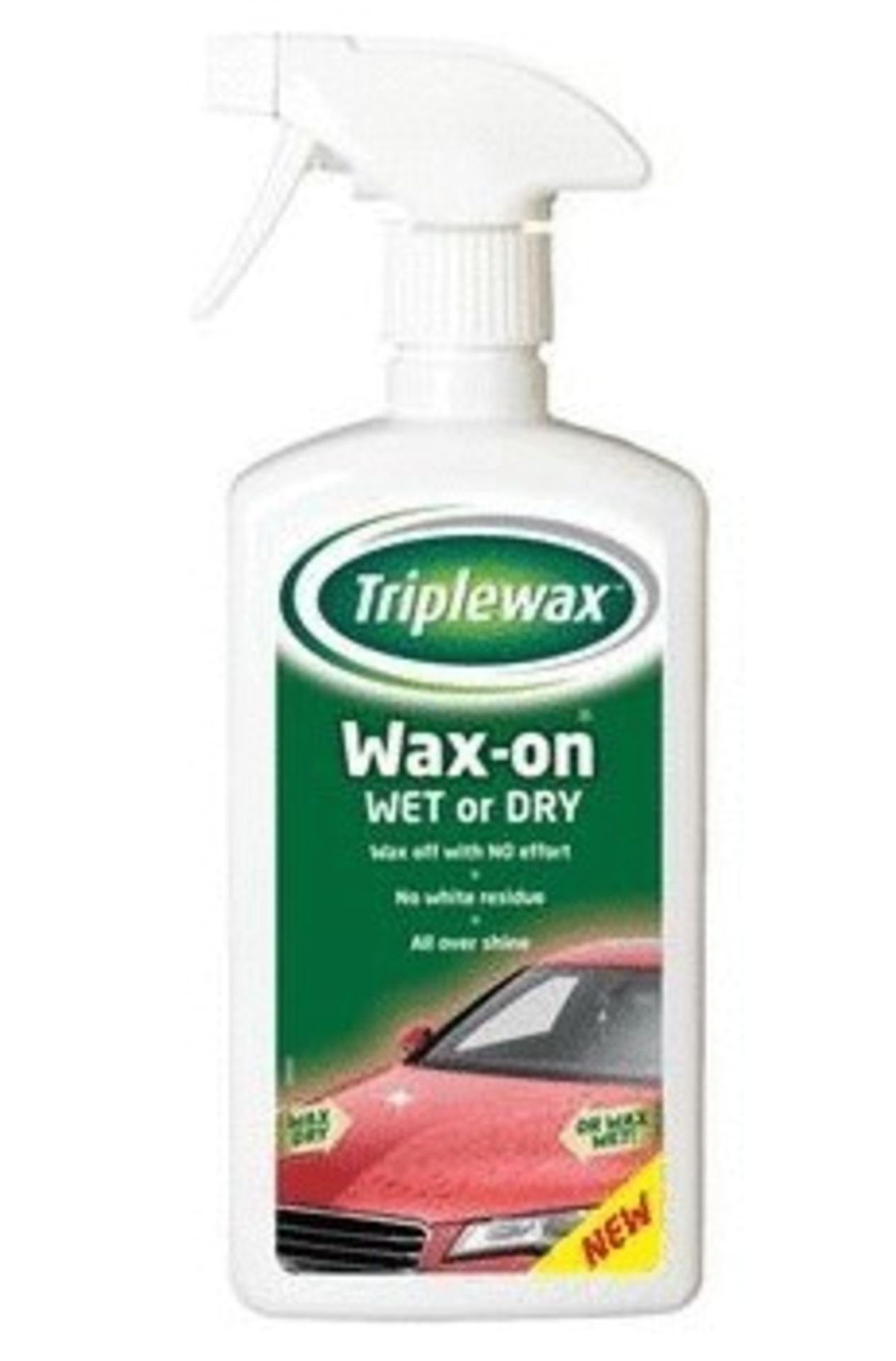 RRP £18.99 - x2 New 500ml Bottles Of Triplewas Wax-on Wet Or Dry