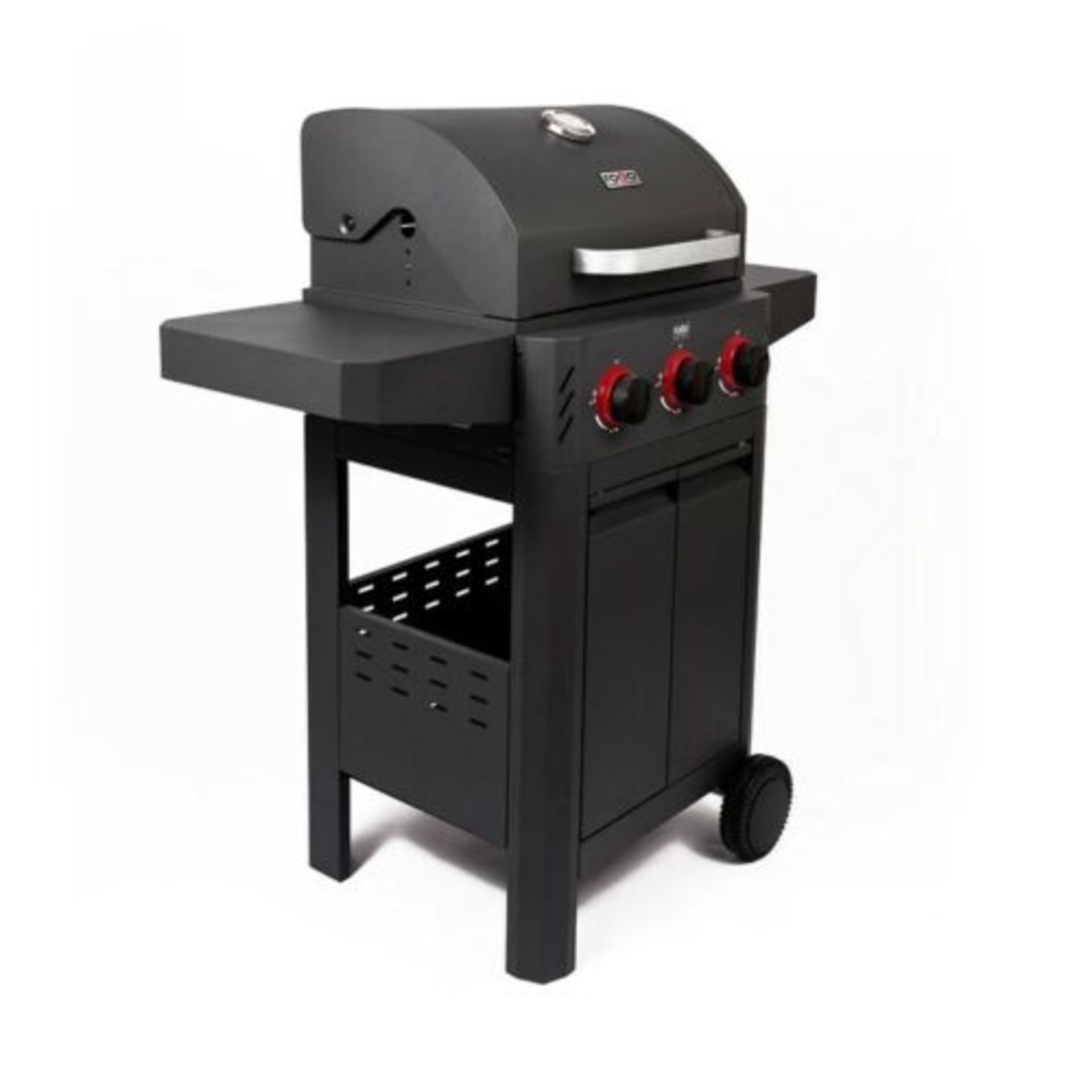 RRP Â£299 - New Fogo & Charma Firecracker 3 Burner 3 BBQ In Matte Anthra - Finished in a matte - Image 3 of 4