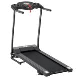 RPP £279.99 -HOMCOM Foldable Motorised Treadmill Indoor Electric Adjustable Running Machine 3 Preset