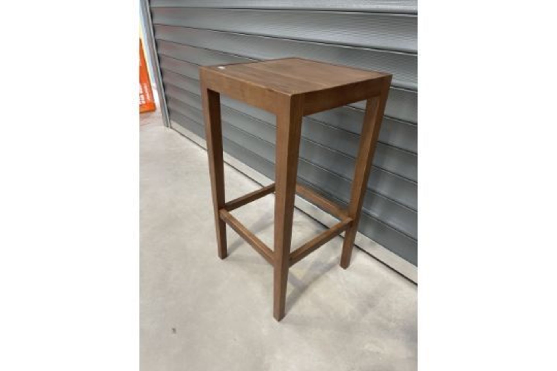 NEW SOLID WOOD BAR STOOL - Image 2 of 2