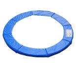 RPP £44.99 -HOMCOM Φ244cm Trampoline Pad Pads Replacement Safety Surround Pads Padding - 8ft Blue