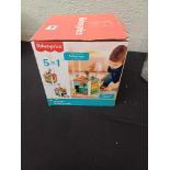 FISHER PRICE WOODEN ACTIVITY CUBE