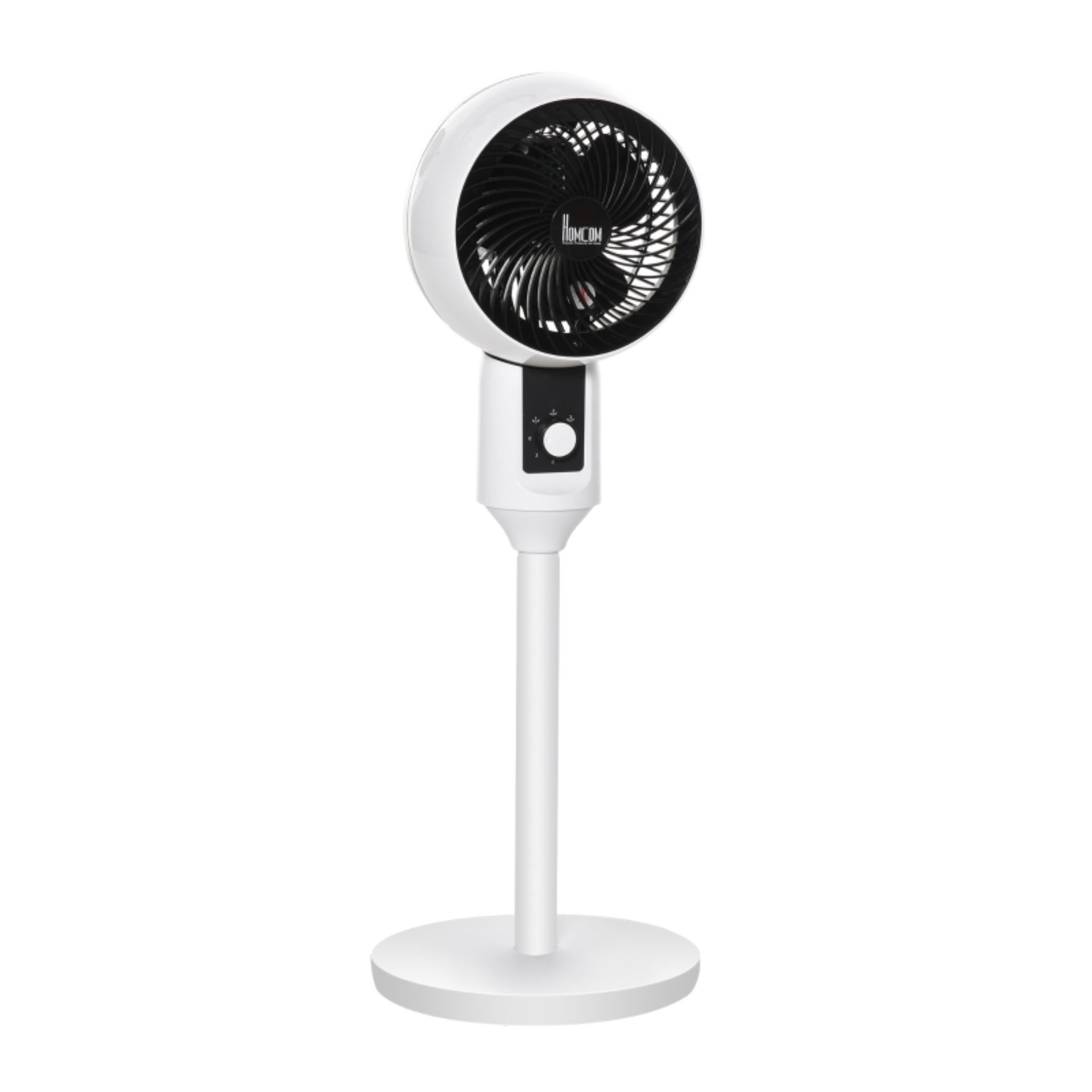 RPP £36.99 -HOMCOM 32'' Air Circulator Fan 3 Speed, 70° Oscillation 90° Vertical Tilt, Carry Handle, - Image 2 of 3