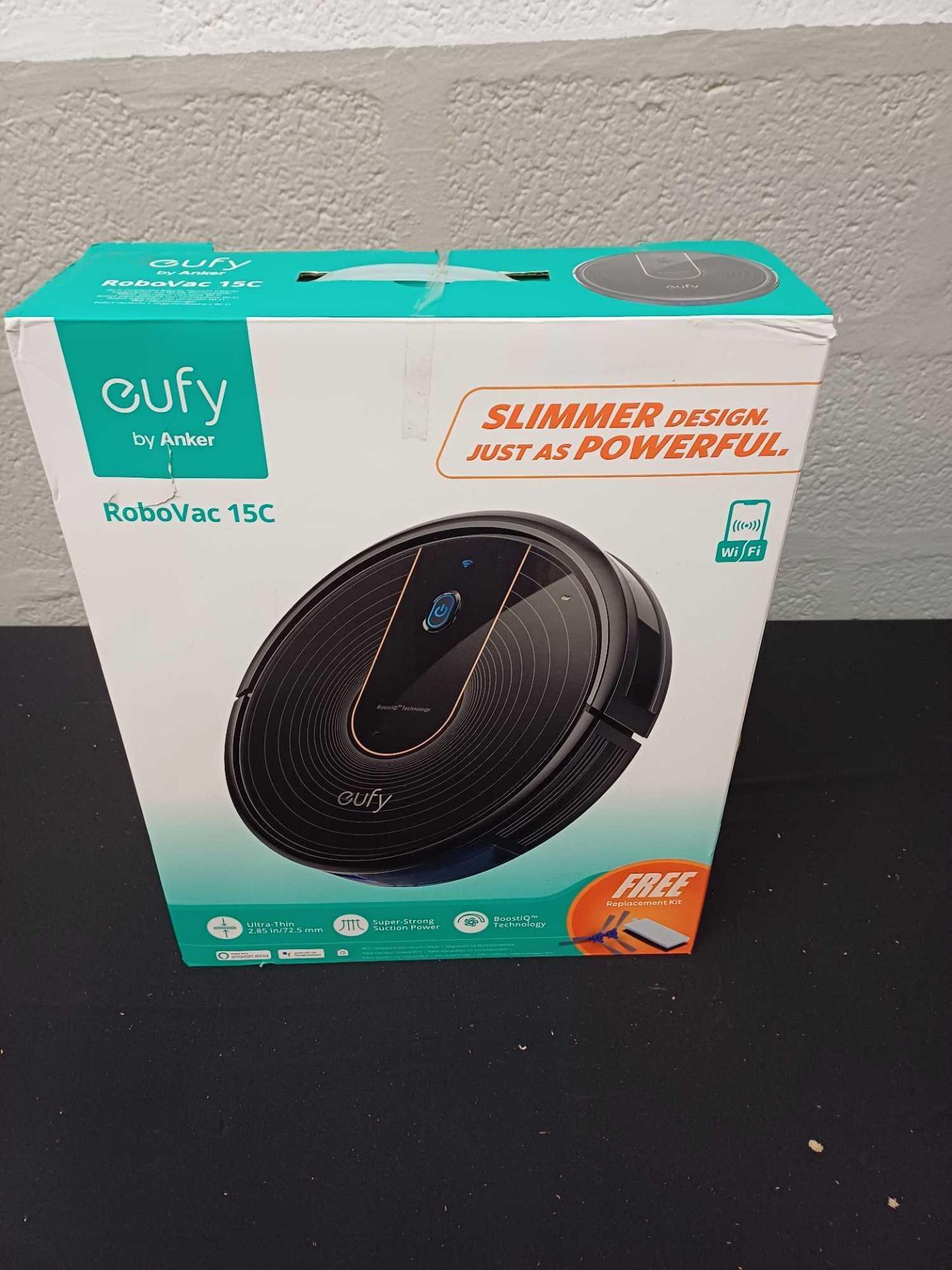 RRP £199 - Eufy RoboVac 15C Robotic Vacuum Cleaner