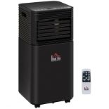 RPP £177.99 -HOMCOM 7000 BTU 4-In-1 Portable Air Conditioner Unit Cooling Dehumidifying