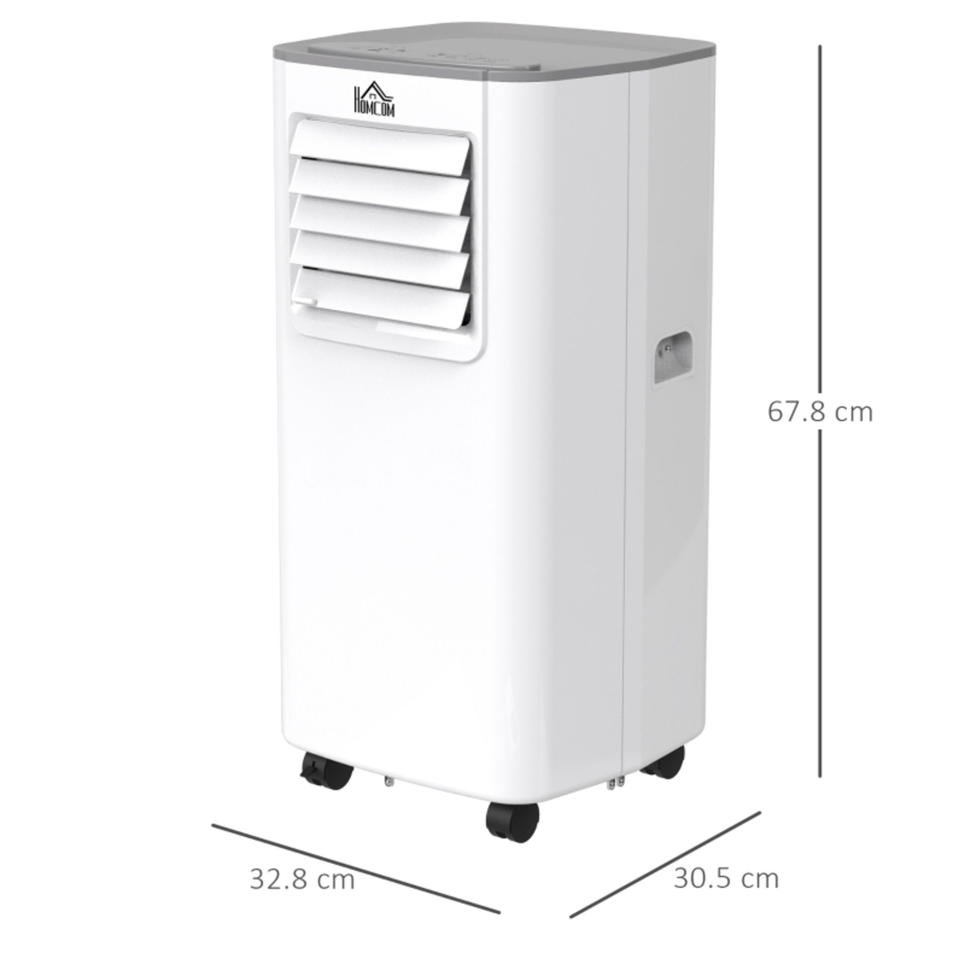 RPP £299.99 -HOMCOM 5000 BTU Portable Air Conditioner, Air Conditioning Unit Cooling Dehumidifier - Image 3 of 4