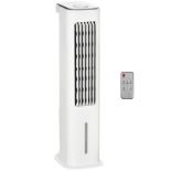 RPP £79.99 -HOMCOM Evaporative Air Cooler, Oscillating Ice Cooling Fan with 3 Modes, 3 Speeds,