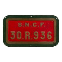 SNCF Brass Tenderplate 30.R.936