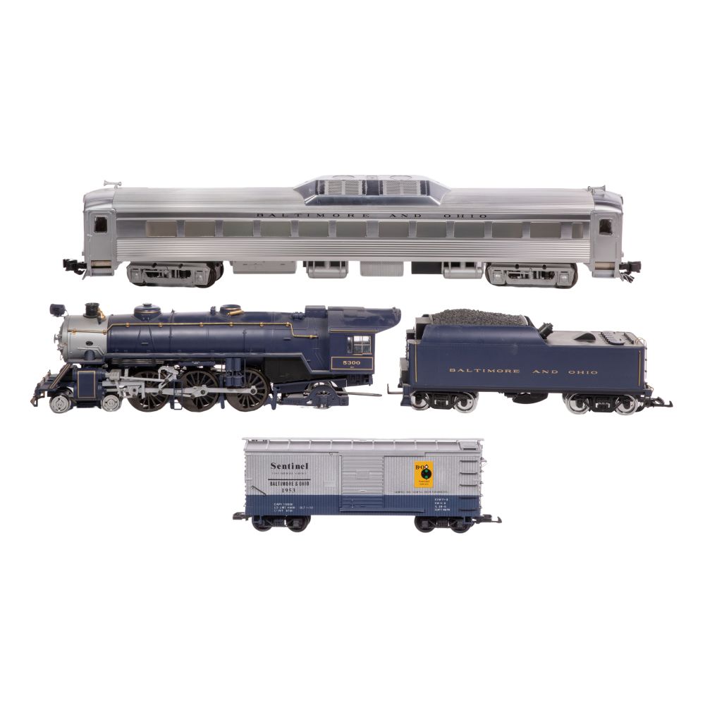 Model Train G Scale Baltimore & Ohio Assortment