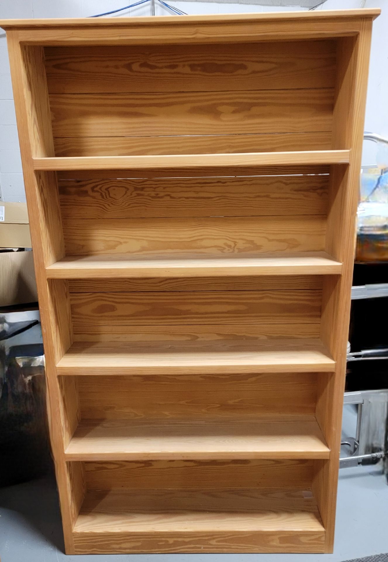 Crate Design 5 Shelf Bookcase 72" h x 42" w x 10" D - MSRP $900