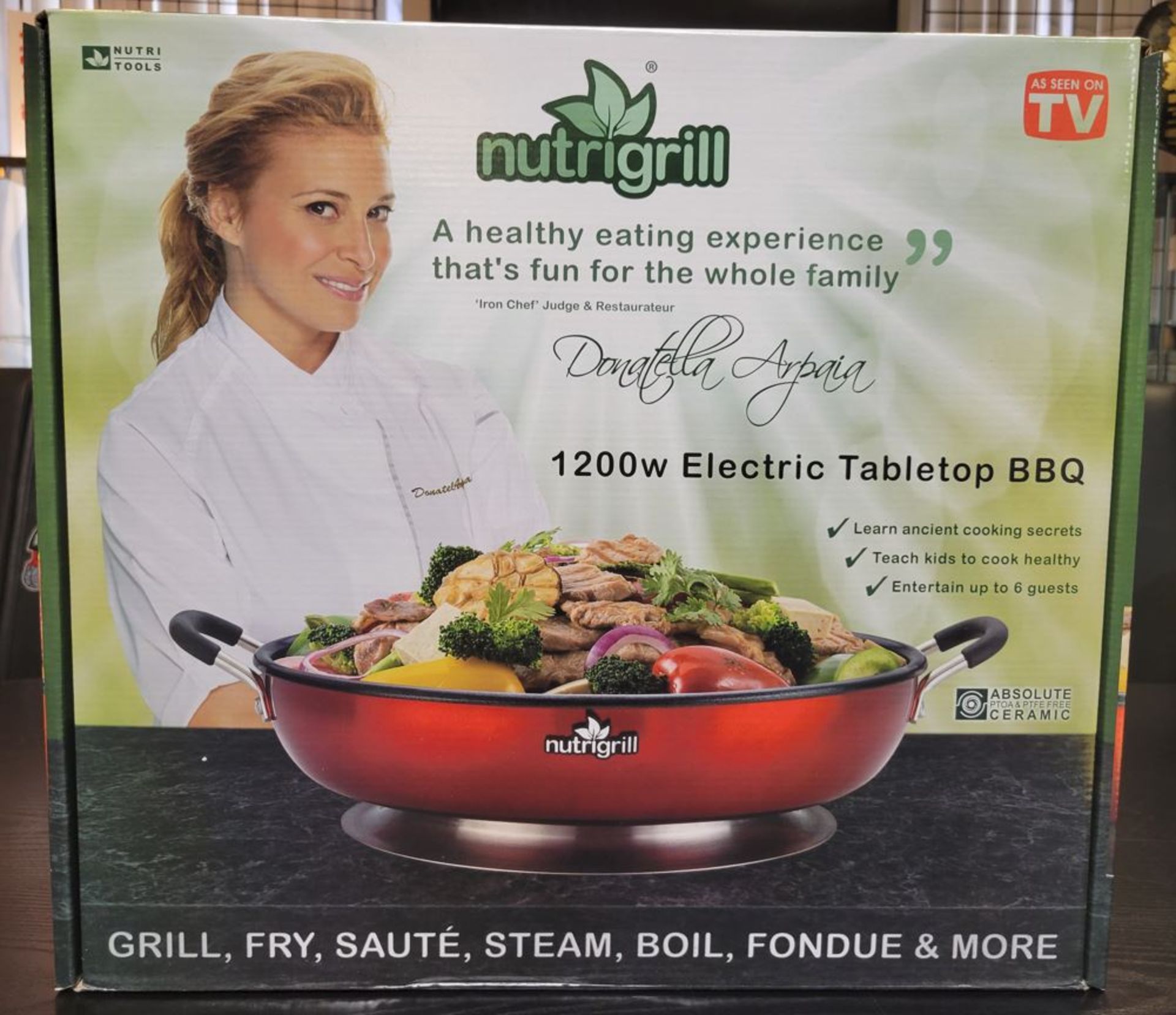 Nutrigrill 1200w Electric Tabletop BBQ - MSRP $159.99