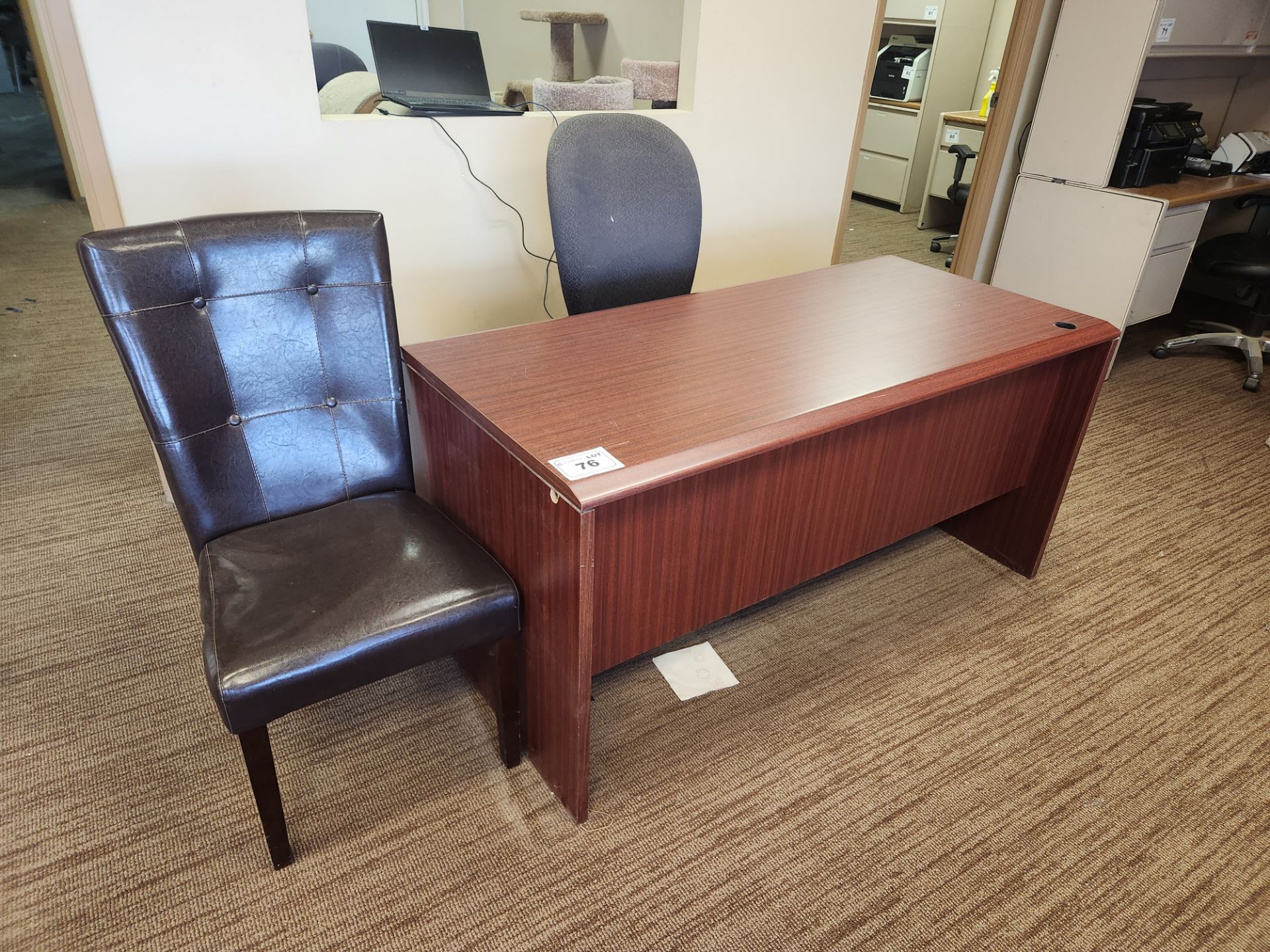 60" Desk with Chairs