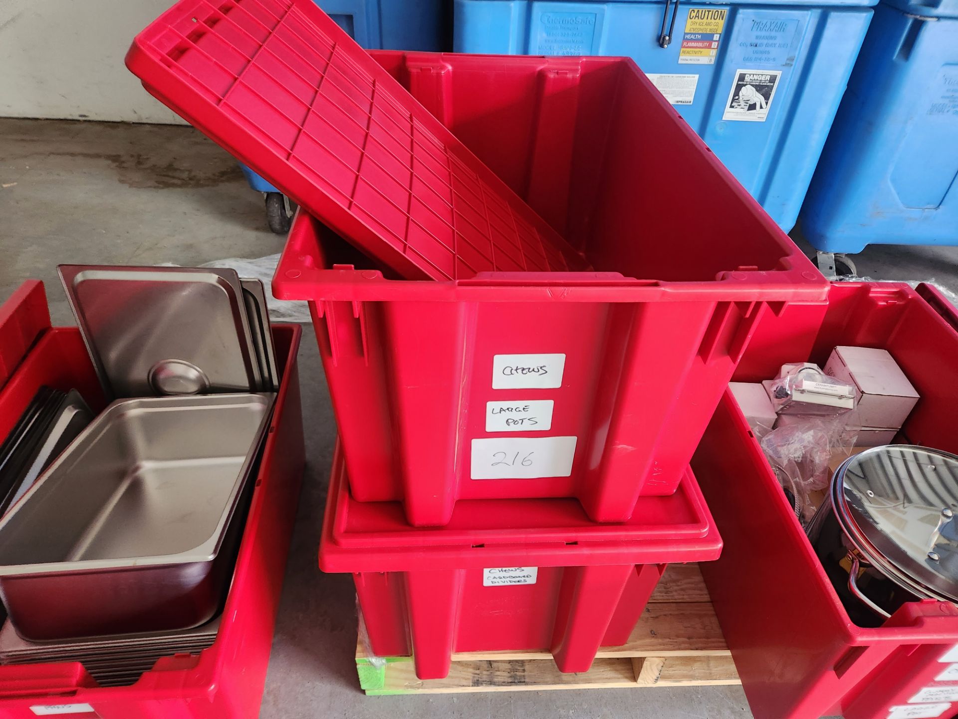 Lot of Storage Totes