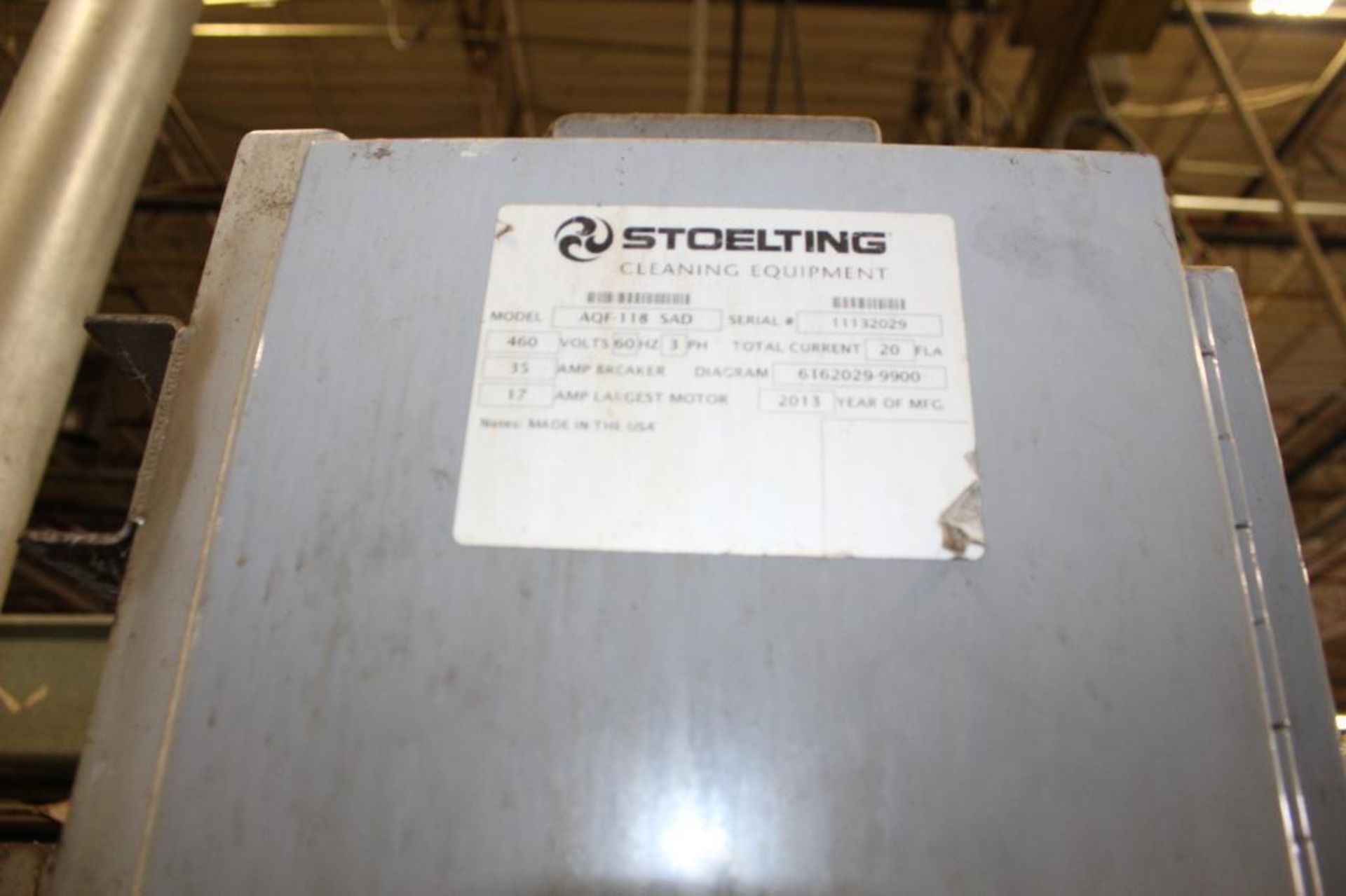 2013 Stoelting Model: AQF-118 Aquaforce 3-Stage Stainless Steel Conveyor Type Heated Dryer - Image 5 of 6