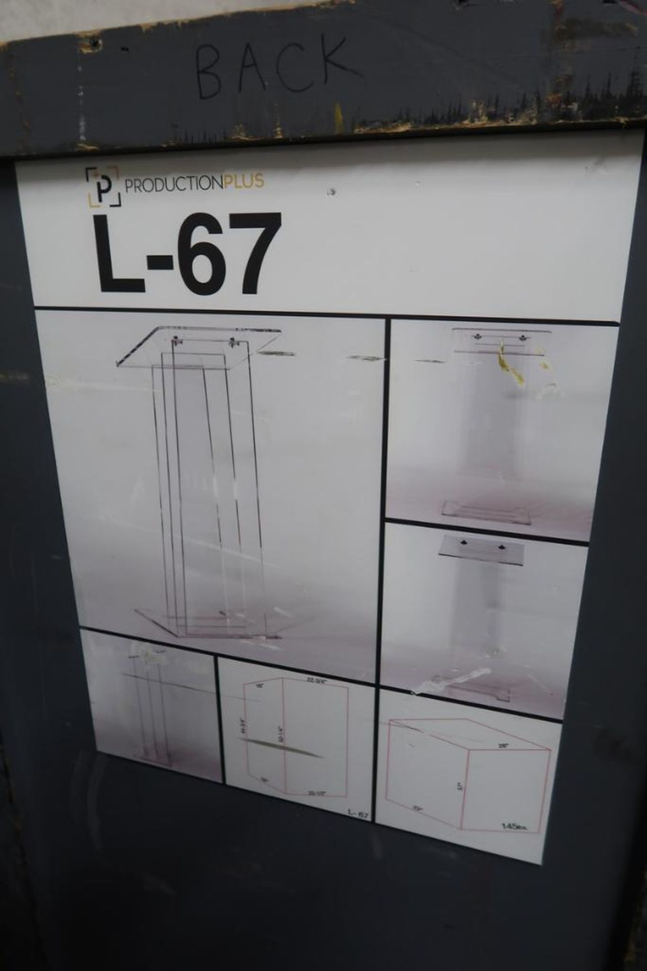 Lot of 6 Assorted Plexiglass Lecterns - Image 7 of 7