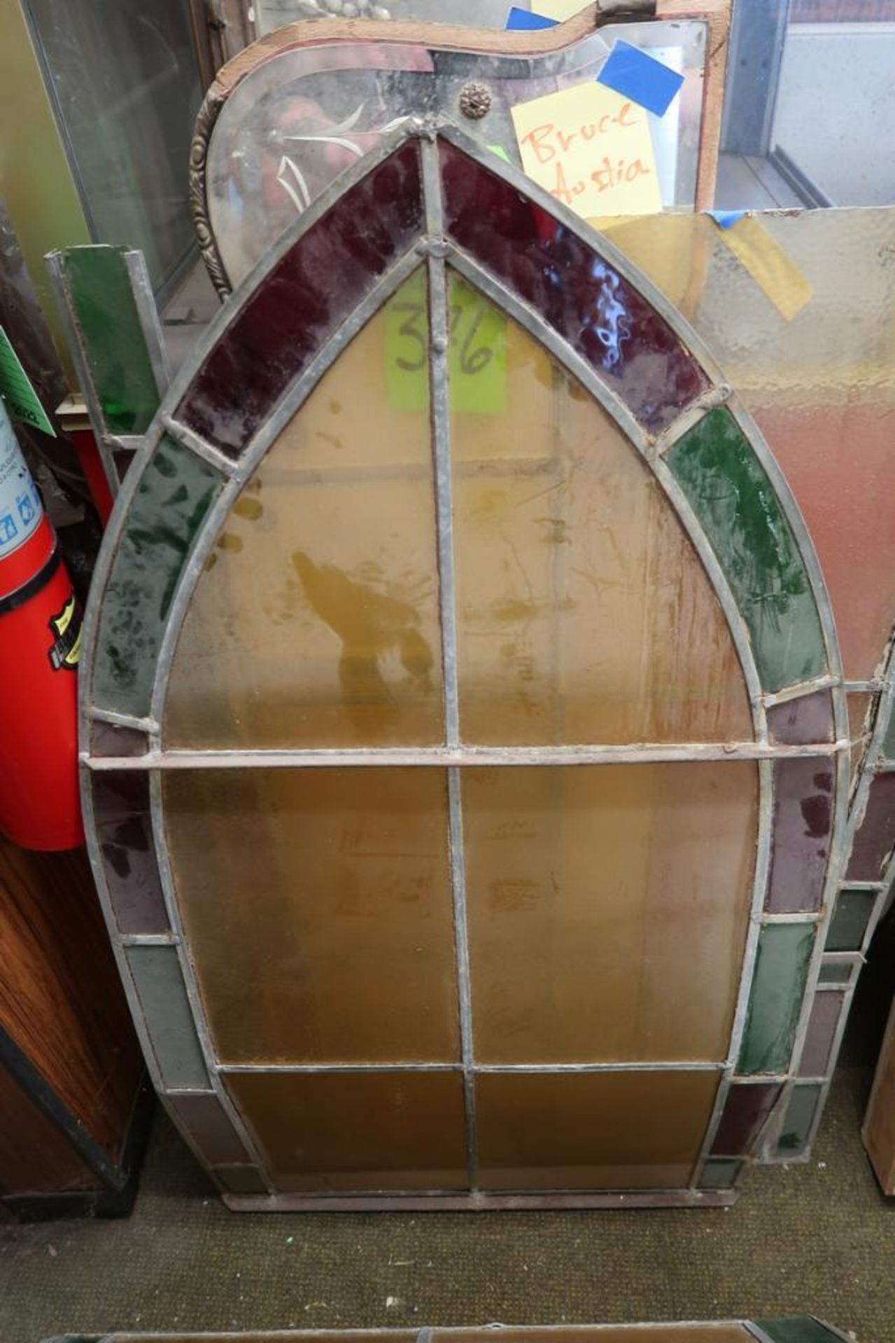 Lot of 3 Stained Glass Windows - Image 2 of 3