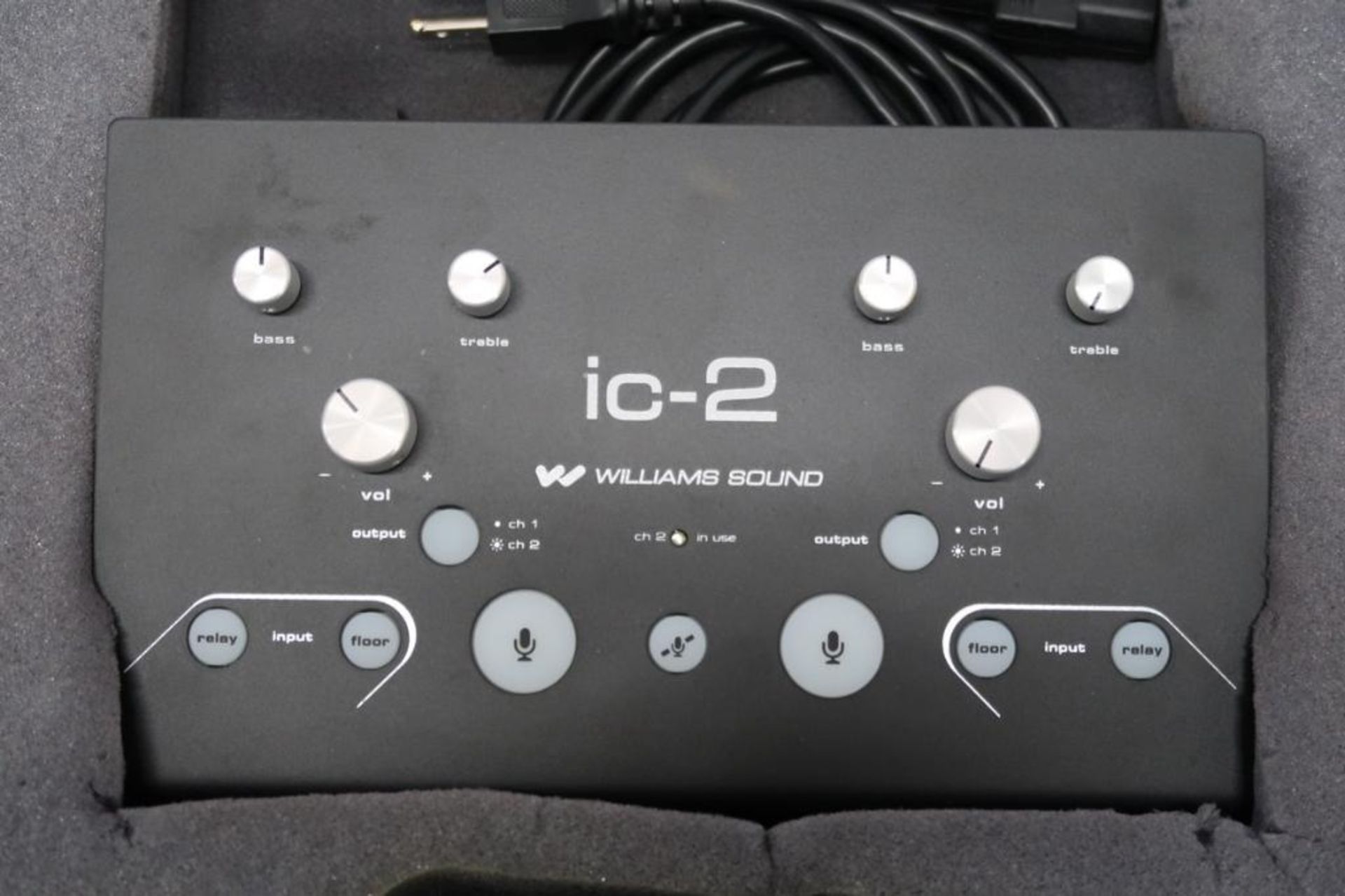 Williams Sound IC-2 Inerpreter Control Console with Doskocil Hard Plastic Case - Image 3 of 6