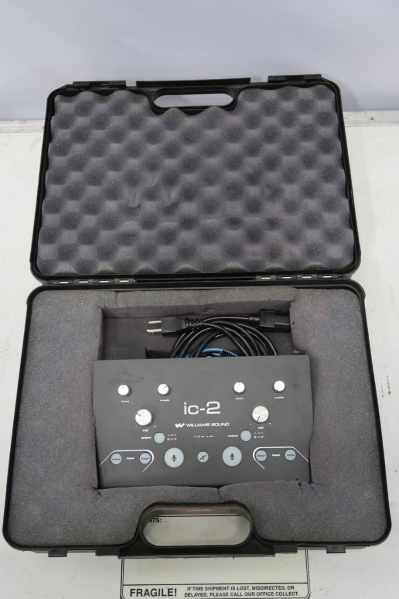 Williams Sound IC-2 Inerpreter Control Console with Doskocil Hard Plastic Case
