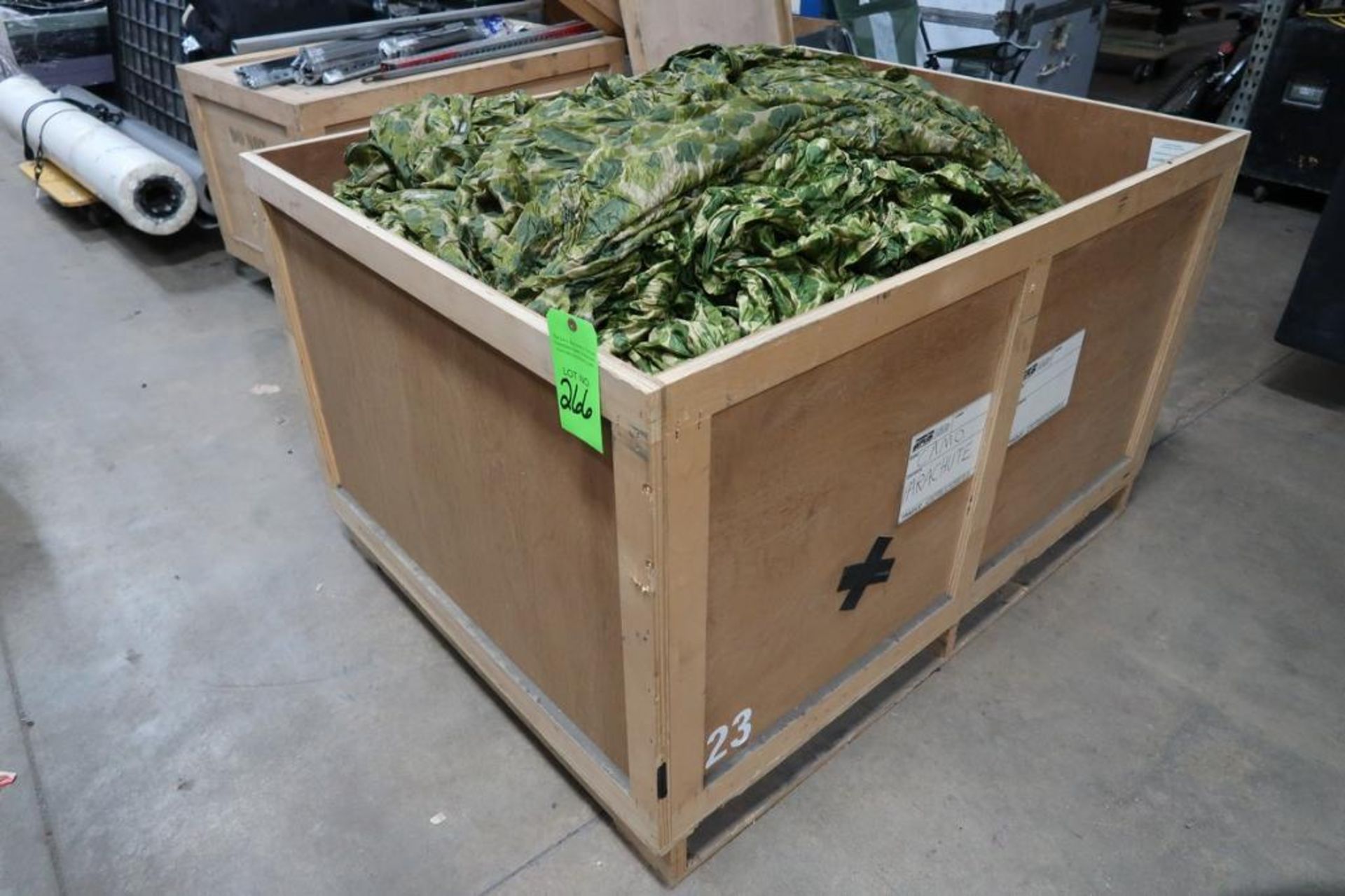 Lot of (3) Camo Parachute Canopies