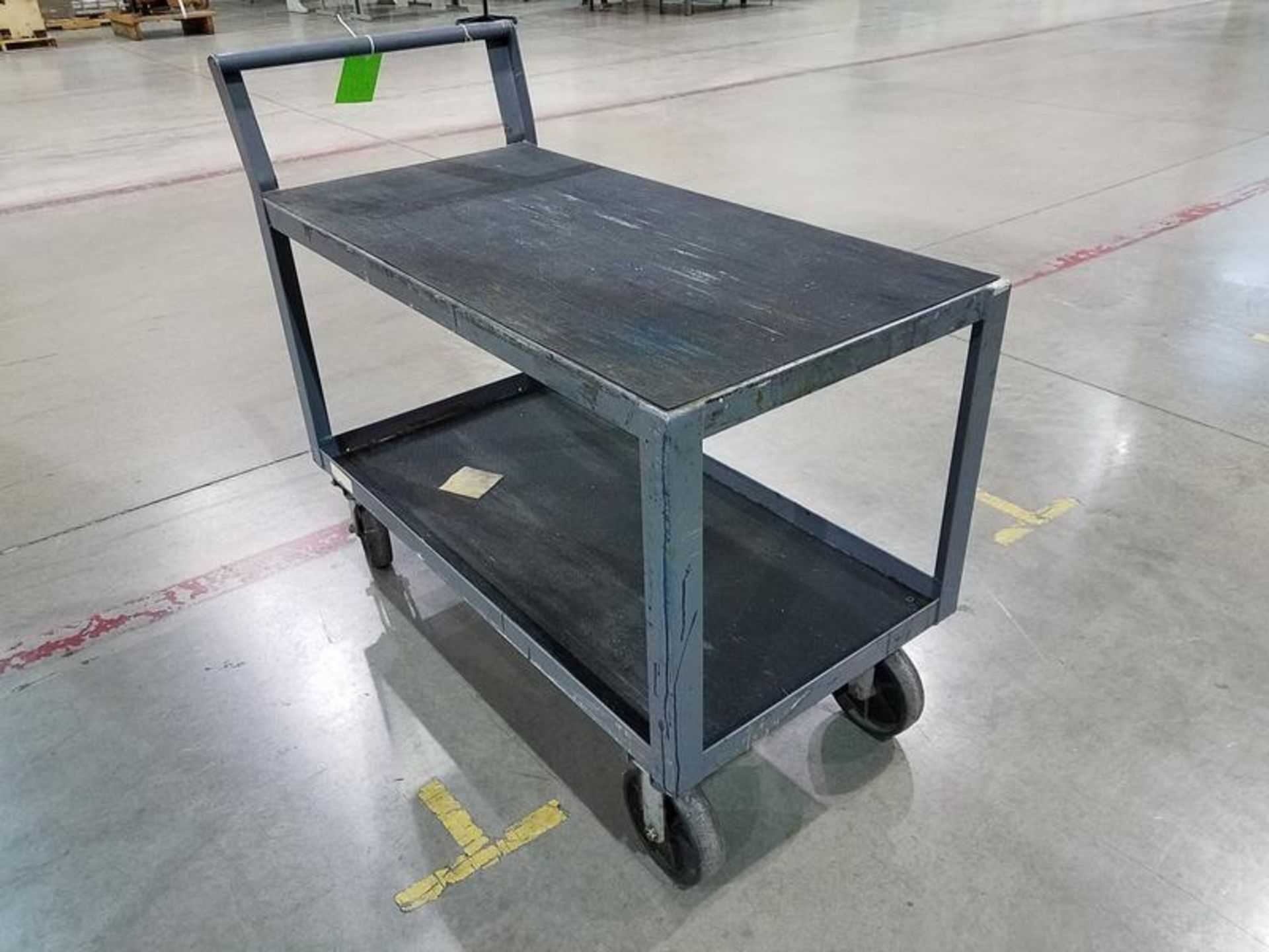 Heavy-Duty Steel Shop Cart, 24 x 48 - Image 2 of 2