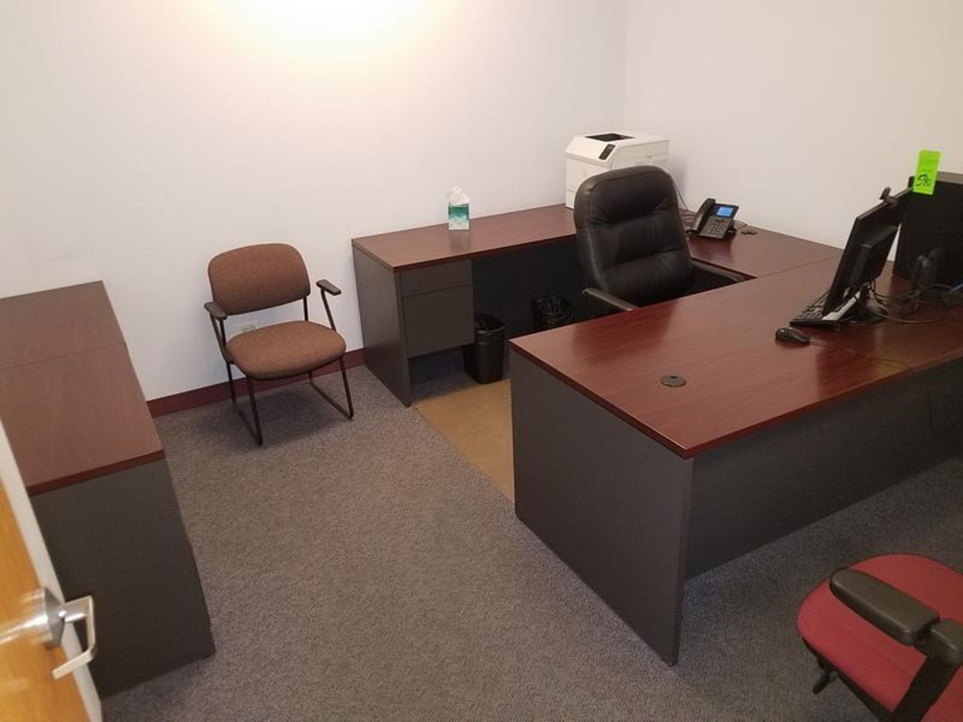 Lot Office Furnishings, Late Removal