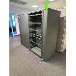 Lot of (2) Section of Rotating Filing Cabinets