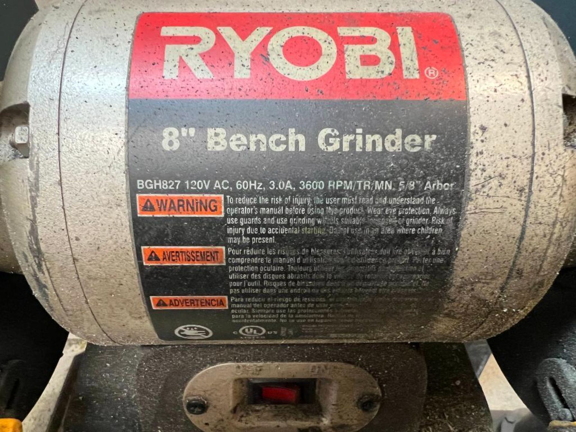 Ryobi Model 8'' Bench Grinder - Image 5 of 5