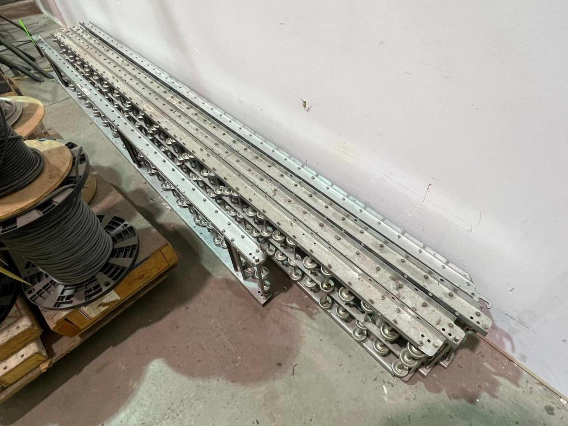 Lot of (7) Section of 10'' W X 10' L Ashland Rolling Conveyor - Image 2 of 3