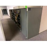 Lot of (8) Sections of Rotating Filing Cabinets
