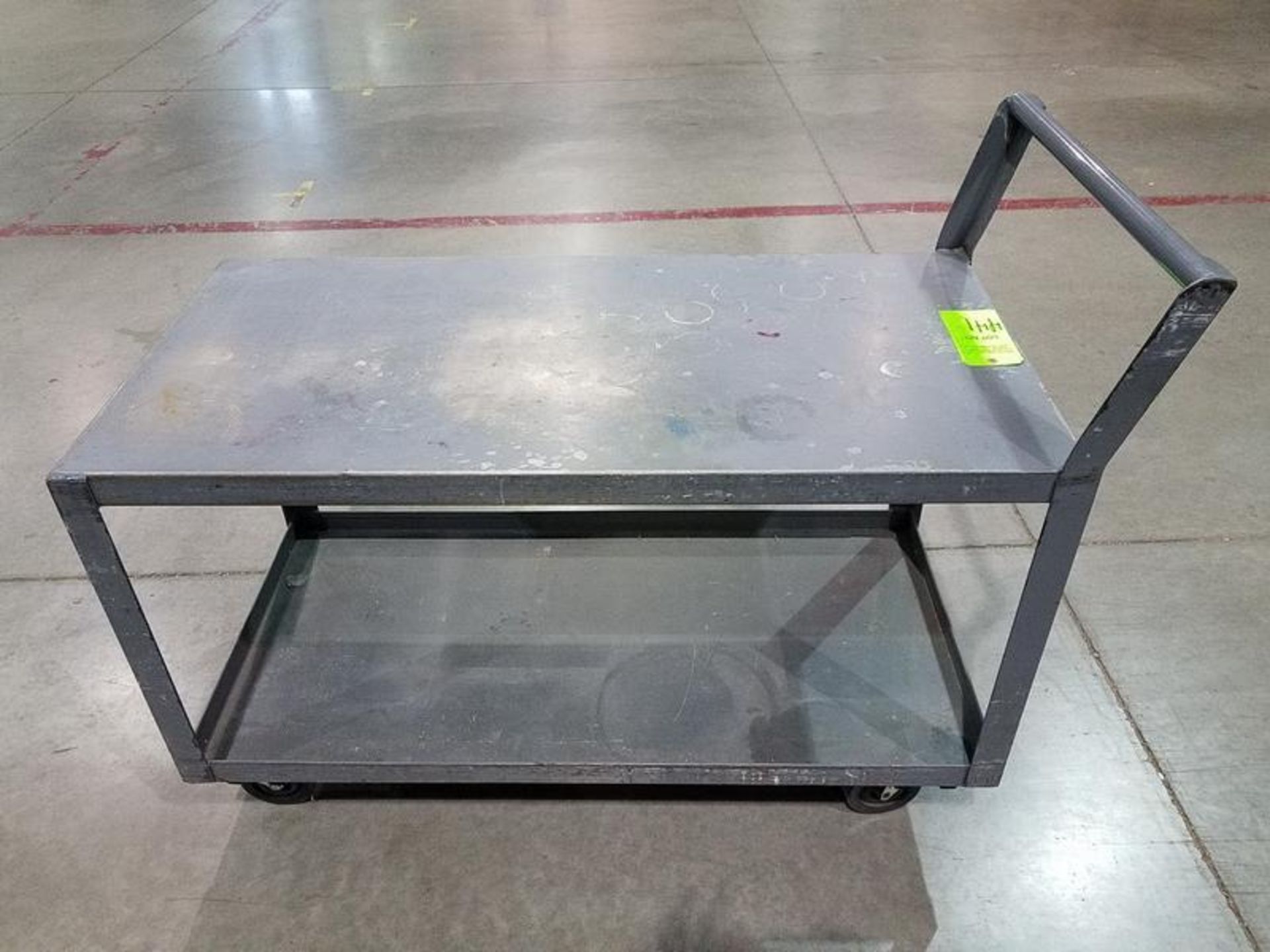 Steel Shop Cart, 2-Tier, 24 x 48