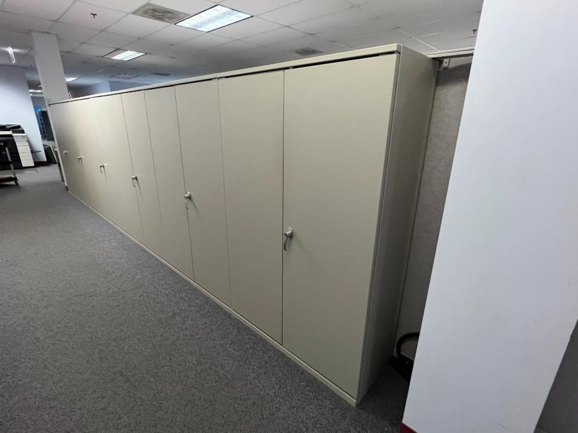 Lot of (6) Sections of 2-Door Storage Cabinets - Image 2 of 2