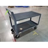 Heavy-Duty Steel Shop Cart, 24 x 48
