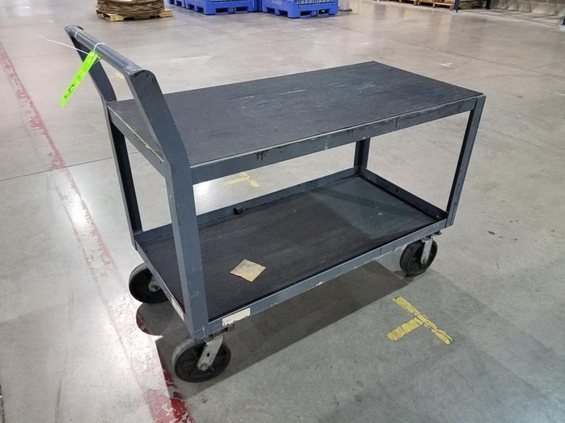 Heavy-Duty Steel Shop Cart, 24 x 48