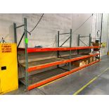 Lot of (3) Sections of Pallet Racking