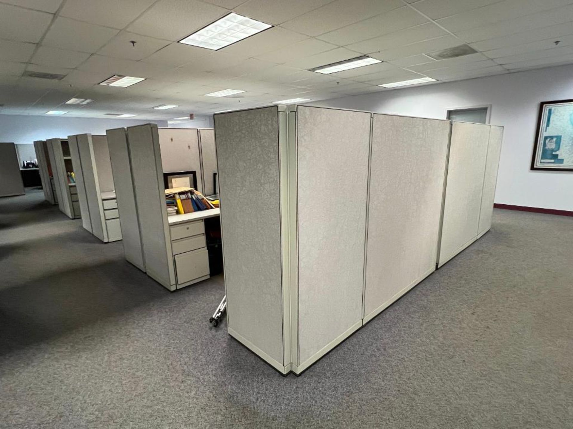 Lot of (8) Office Cubicles - Image 5 of 5