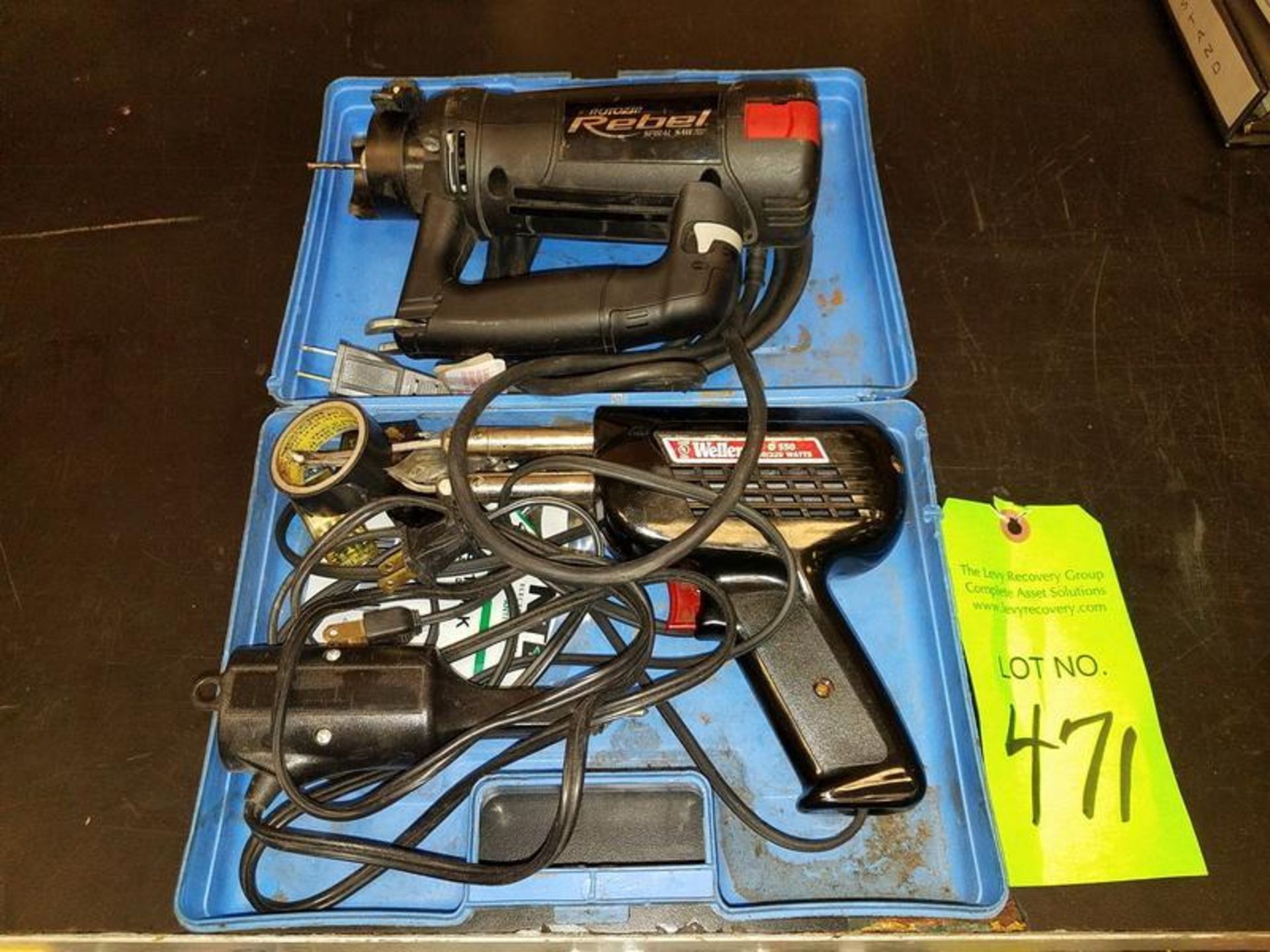 Lot (3) Assorted Electric Power Tools