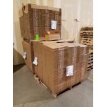Lot JSP-LB6 Corrugated Boxes, 14.25" x 6" x 6" Approx.