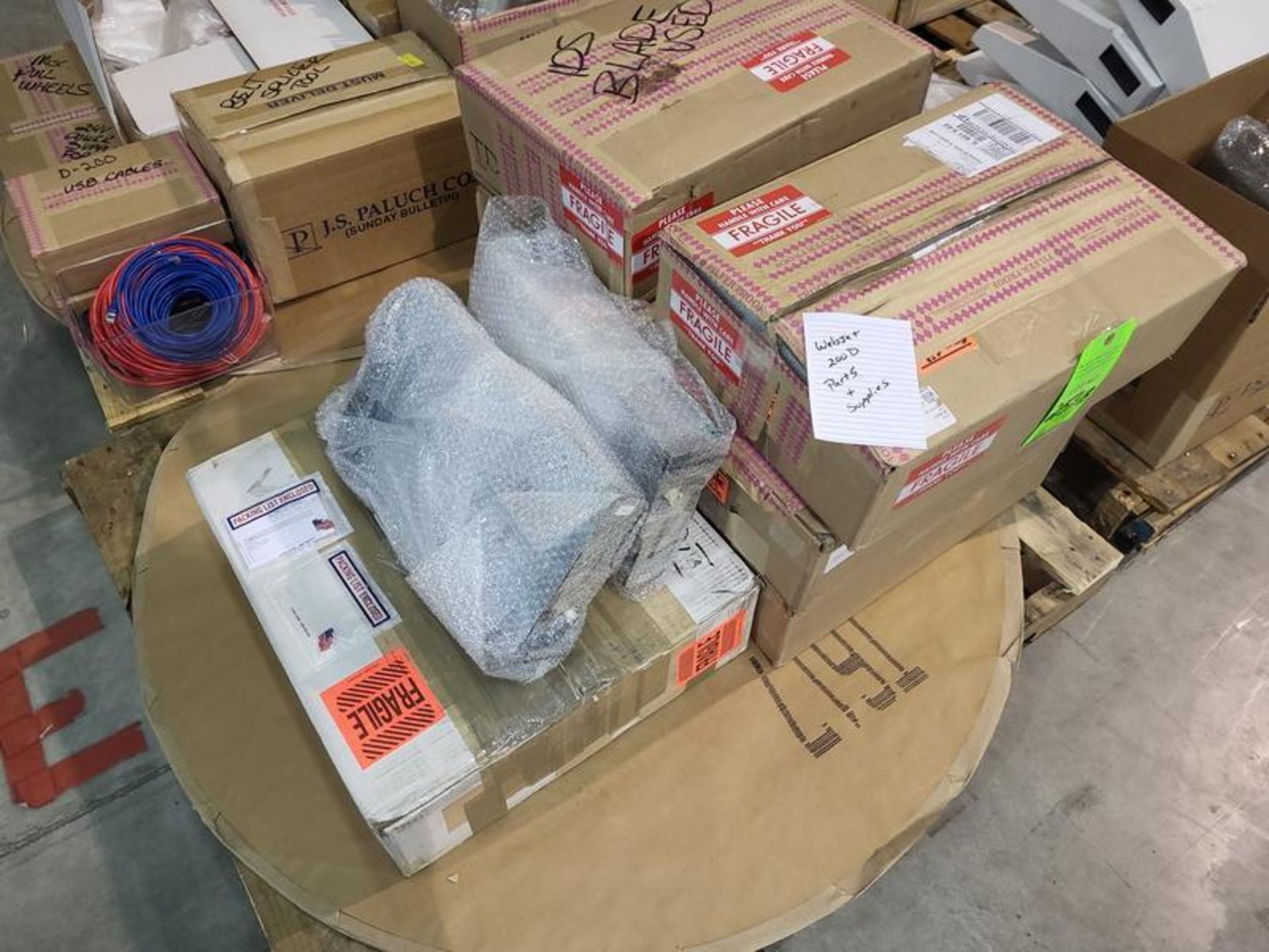 Lot Assorted Used Webjet 200D Parts & Supplies - Image 2 of 6