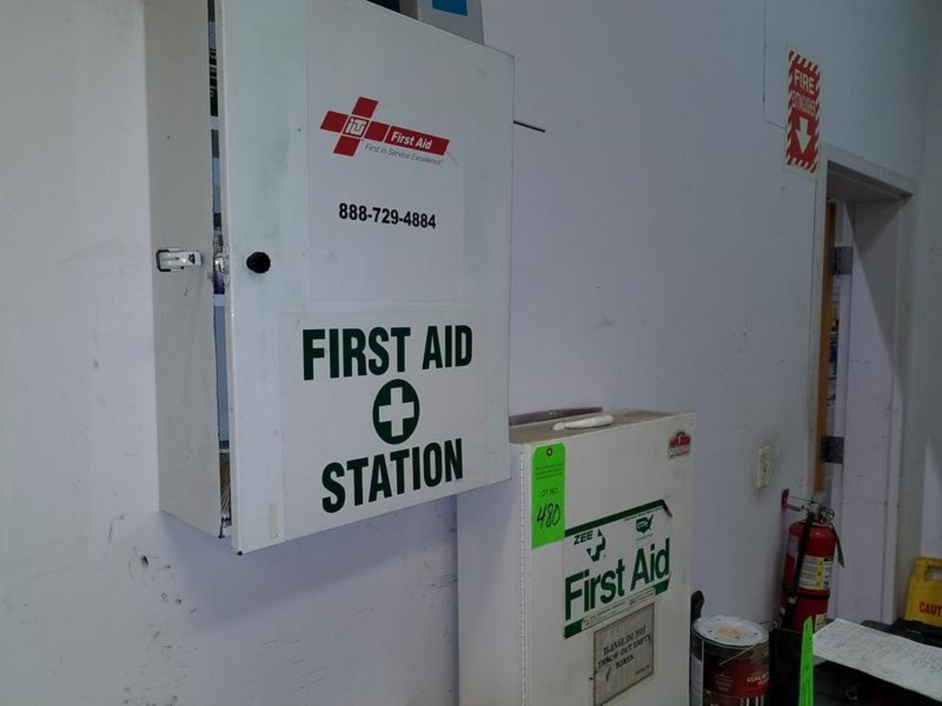 Lot of (2) First Aid Cabinets