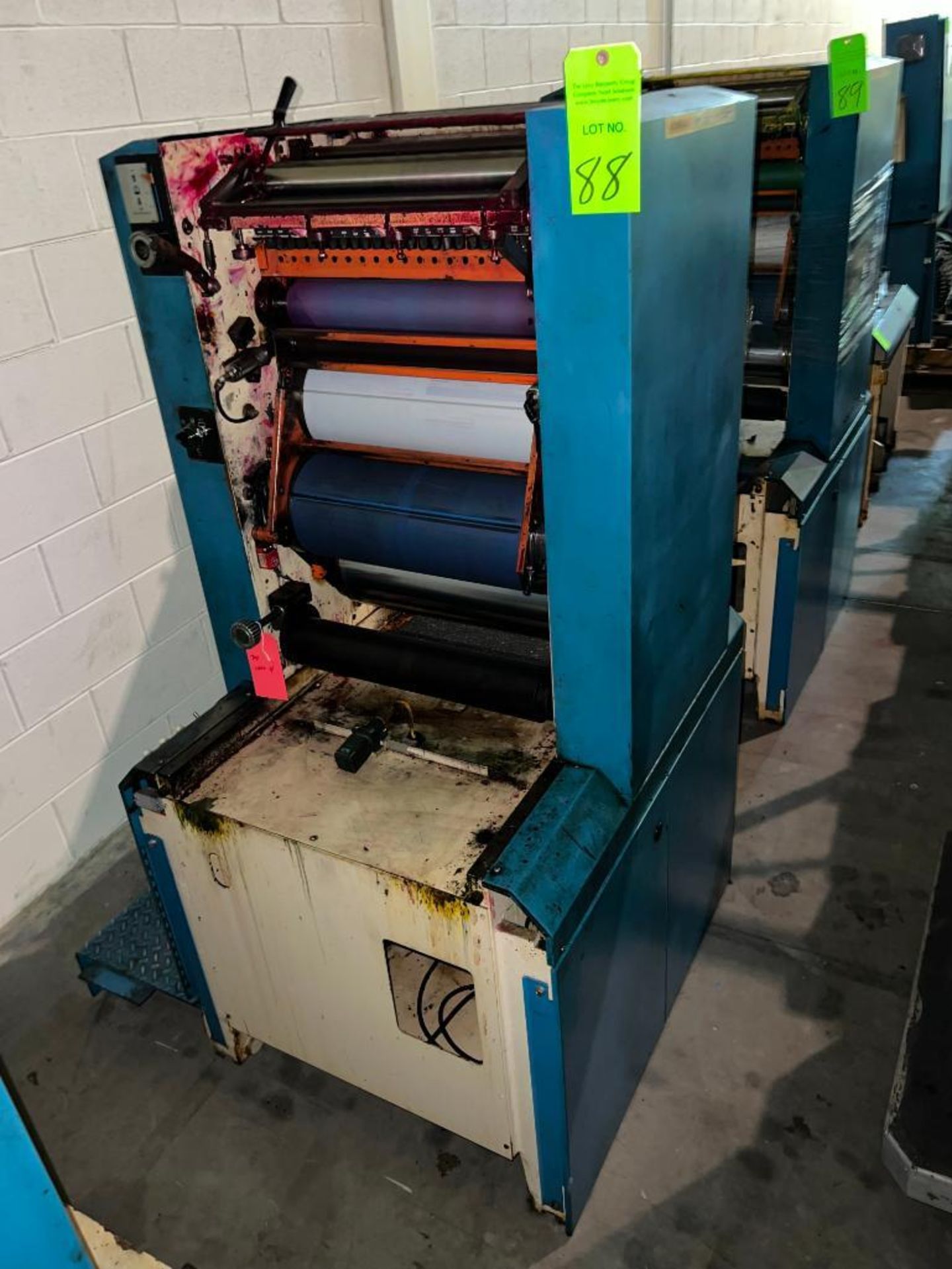 Super-Web, 17-1/2'' Printing Press Unit