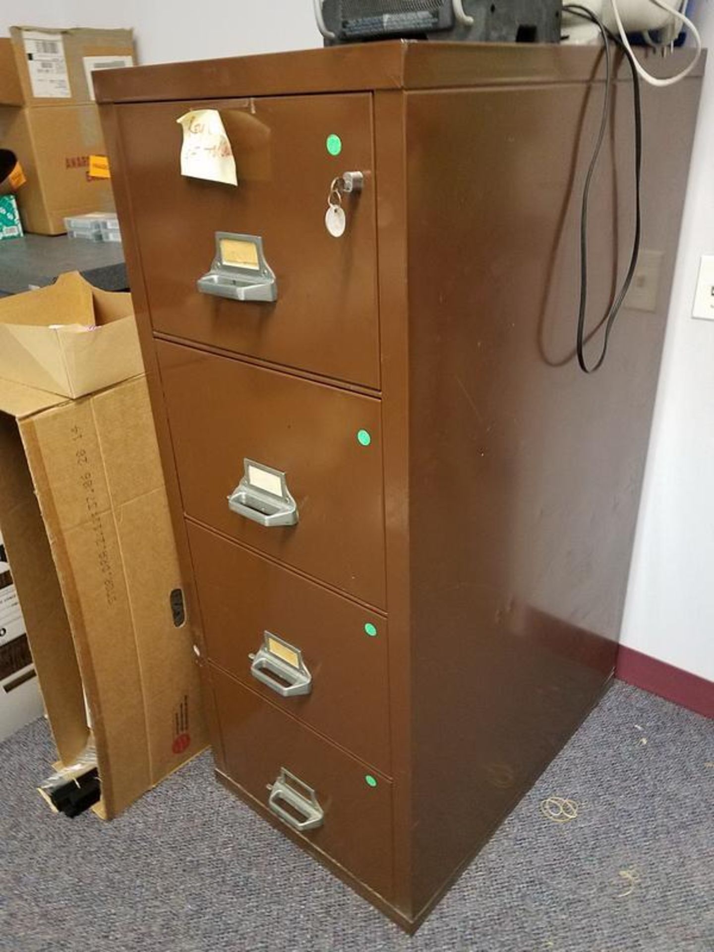 Lot Safe-Cabinet Combination Safe & 4-Drawer Fireproof File LATE REMOVAL ITEM - Image 3 of 3