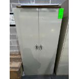 (1) 18'' W X 36'' L 70'' H 2-Door Storage Cabinet