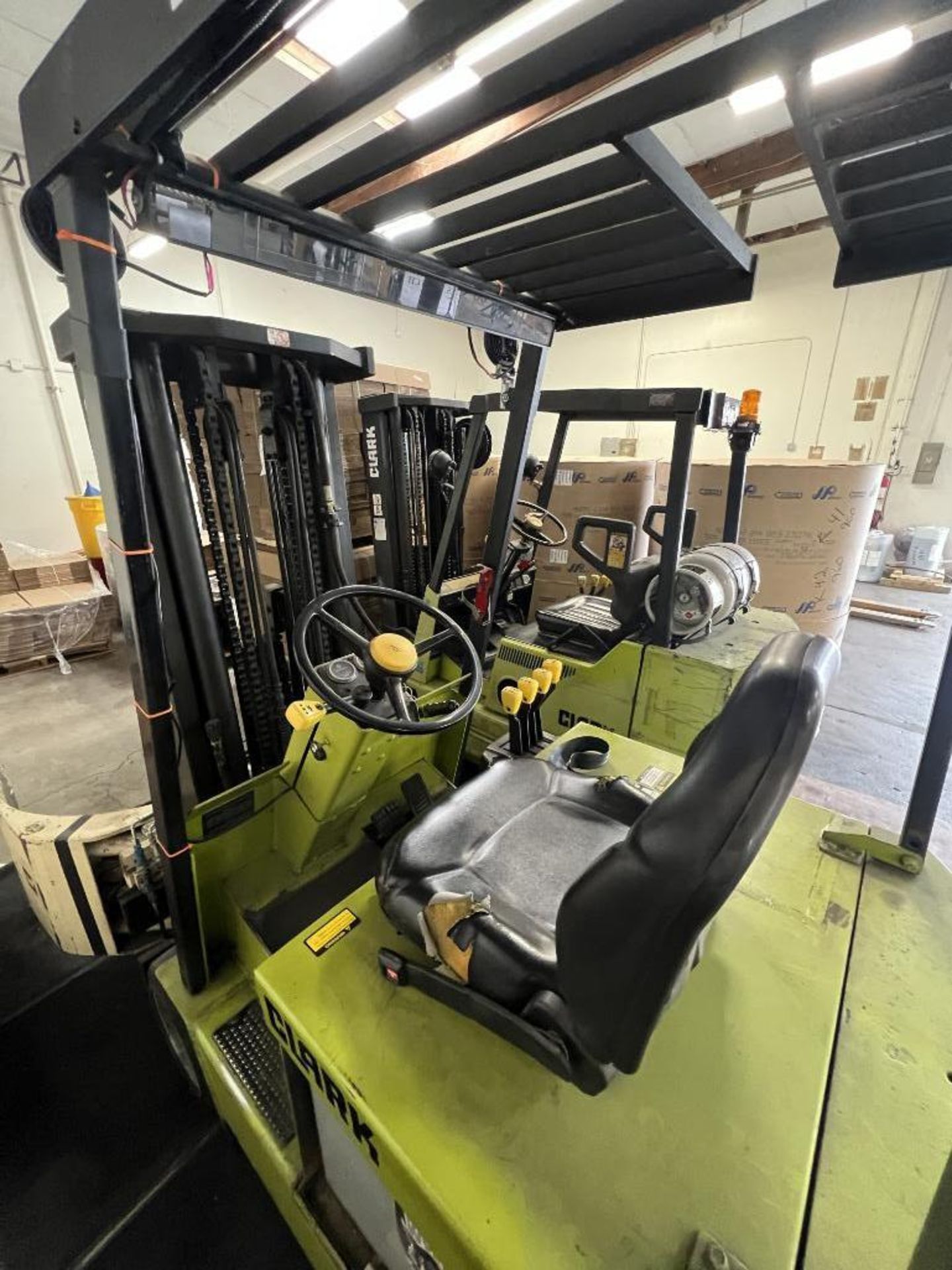 CLARK Model # ECS25 Forklift with Paper Roll Clamp - Image 3 of 5