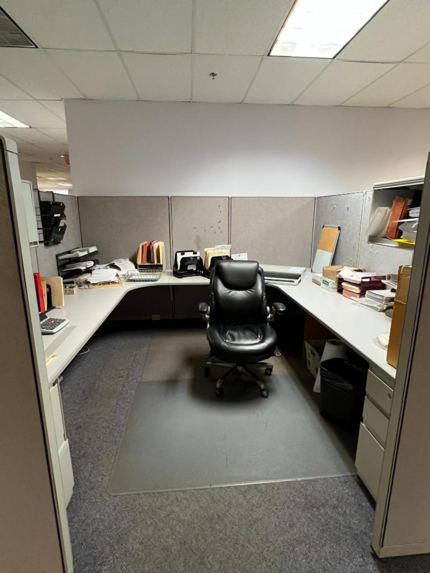Lot of (2) Office Cubicles - Image 2 of 3