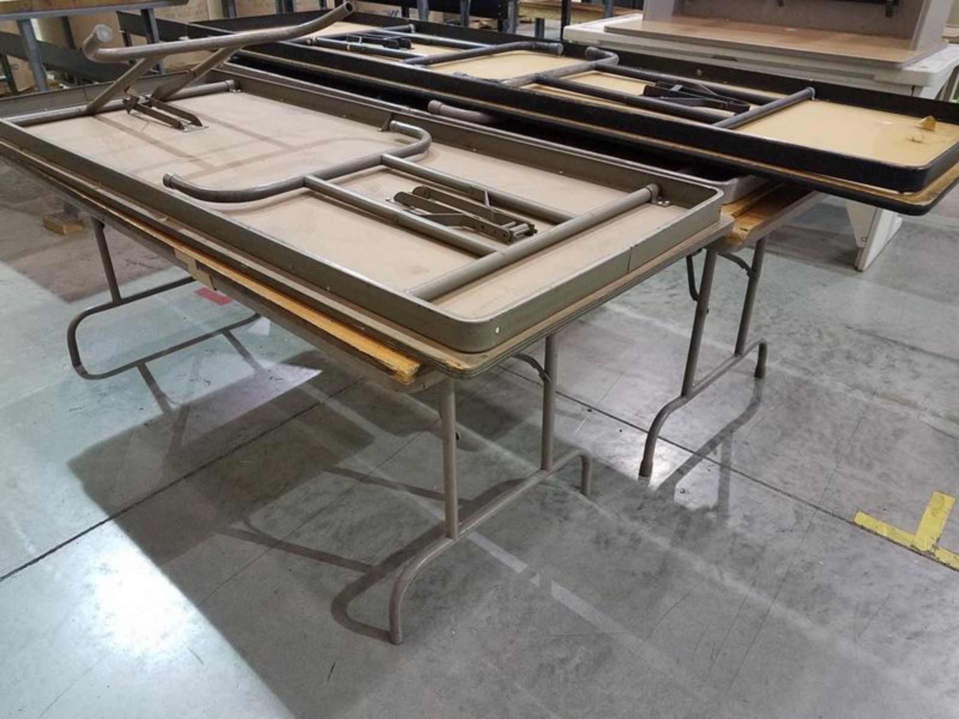 Lot of (5) Assorted Folding Tables - Image 2 of 2