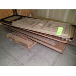 Lot of (8) Assorted Folding Tables