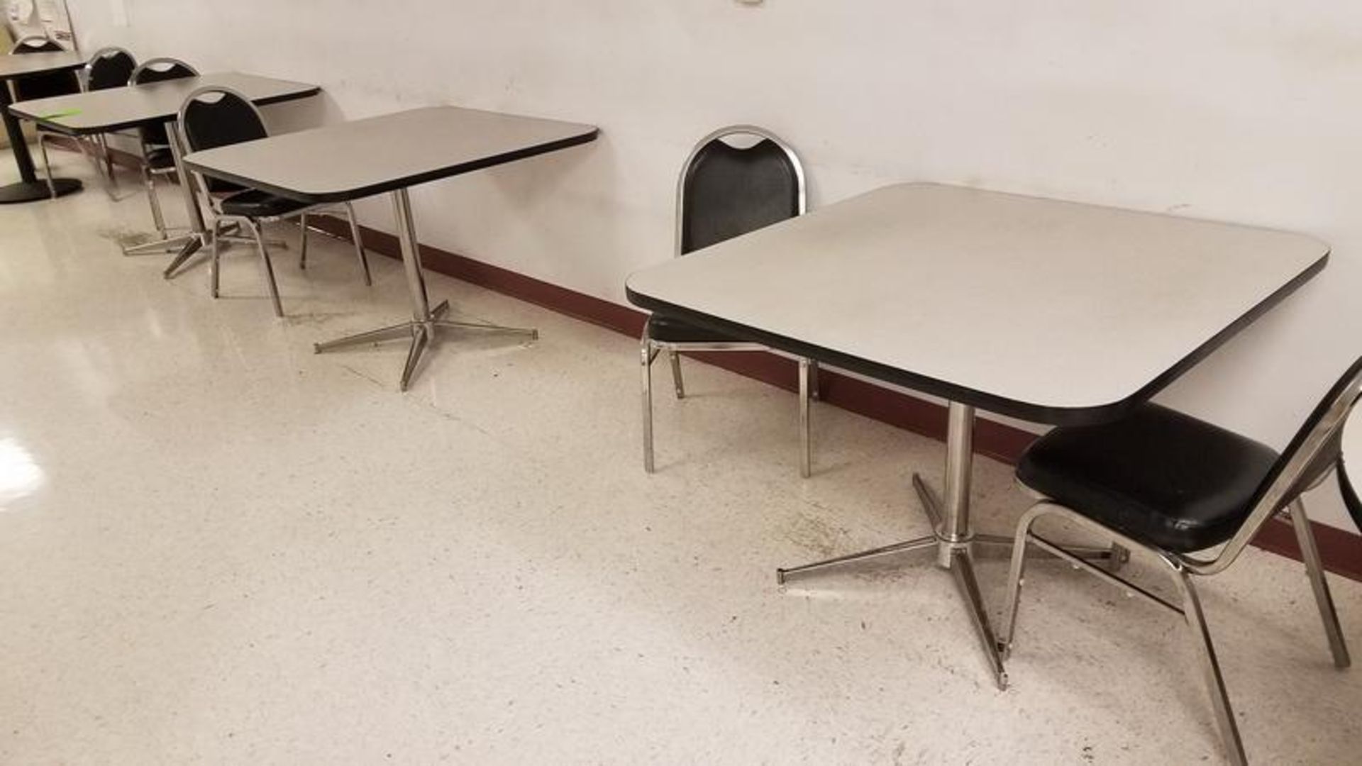 Lot of (3) Cafeteria Tables, 42 x 42 - Image 2 of 2