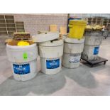 Lot (5) Assorted Spill Kits With Salvage Drums