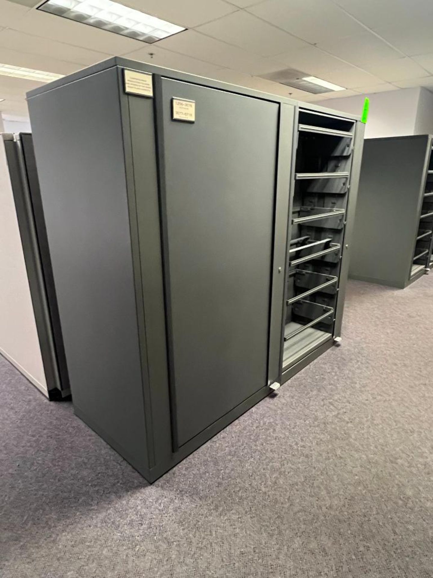 Lot of (2) Section of Rotating Filing Cabinets - Image 2 of 2