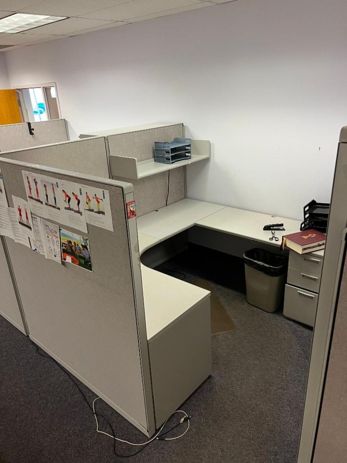 Lot of (7) Office Cubicles - Image 4 of 7